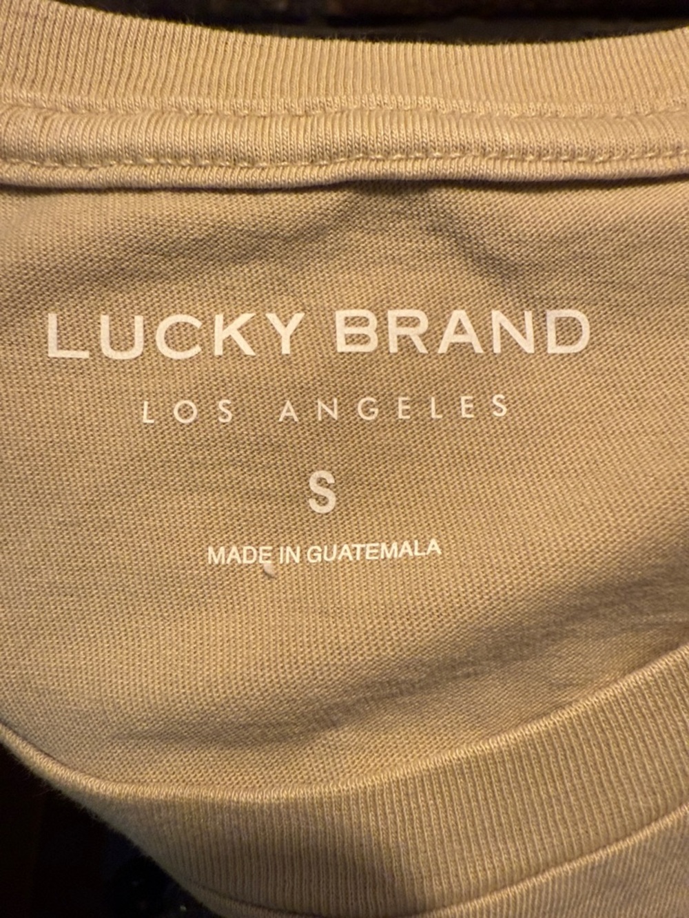 Lucky Brand Beige Floral 'Grow Together' Tee - Picture 4 of 5